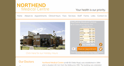 Desktop Screenshot of northendmedicalcentre.com.au